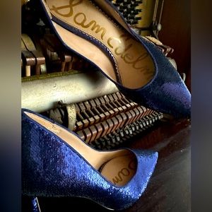 SAM EDELMAN SEQUIN 7.5 *pristine* classy sassy swanky sweet and spicy FLAWLESS